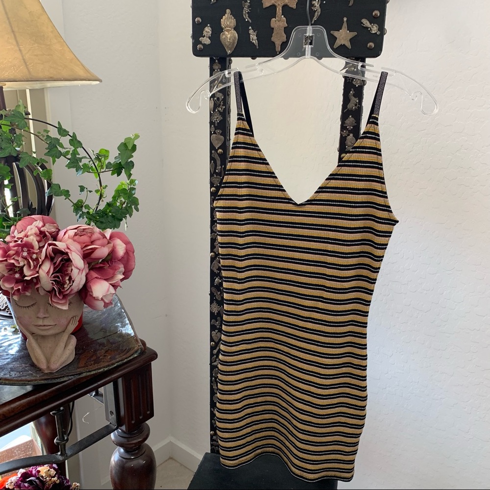 Top Shop Sparkle Tank Top Dress 6